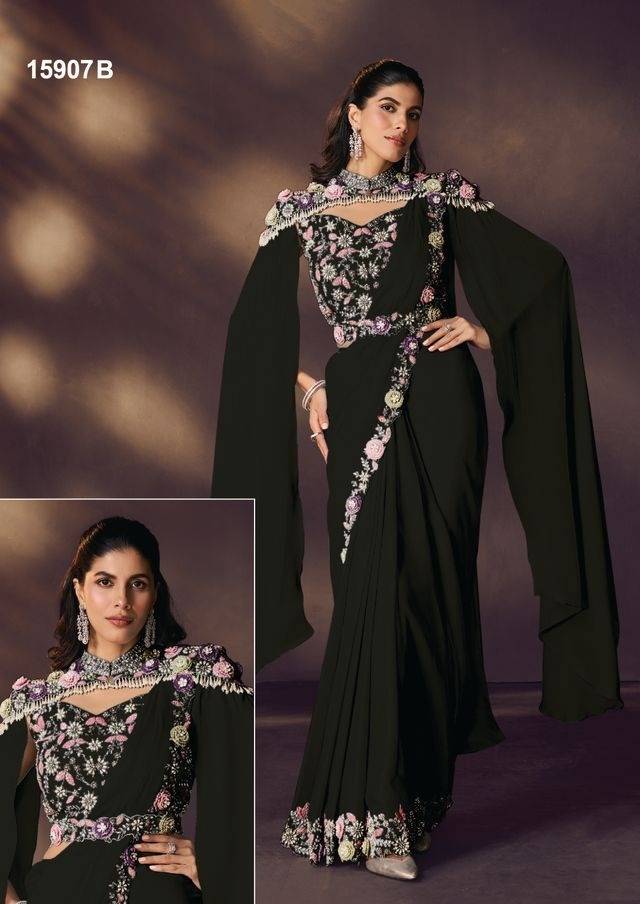 MOHMANTHAN ODYSSEY 15900 by Mahotsav 15907 to 15920 Series Indian Traditional Wear & Occasional Stitched Sarees At Wholesale Price